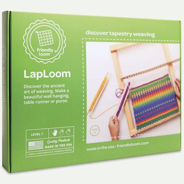 Open in modal - Friendly Loom LapLoom - Loom A, 12" x 16", packaging