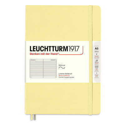 Leuchtturm1917 Ruled Softcover Notebook - Vanilla, 5-3/4" x 8-1/4"