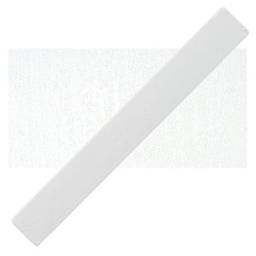 Open in modal - Holbein Artists’ Oil Pastel - Non Color 1 5 White oil pastel and swatch