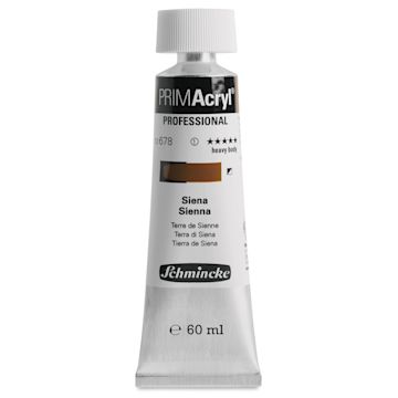 Open in modal - Schmincke Primacryl Professional Acrylic Paint - Sienna, 60 ml Tube