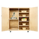 Diversified Spaces Robotics Storage Cabinet - Totes included, Robot not included