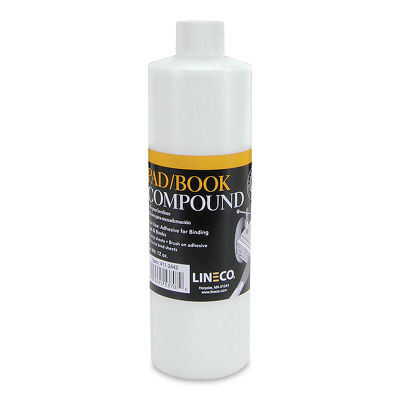 Lineco Pad Compound - Front of 12 oz bottle shown
