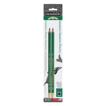 Open in modal - General's Kimberly Graphite Pencil - 6B, Pkg of 2, front of the packaging