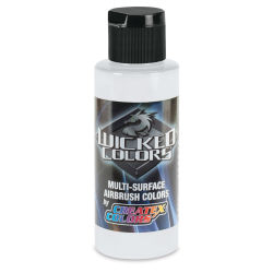 Createx Wicked Colors Airbrush Color - 2 oz, Detail Opaque Flat White