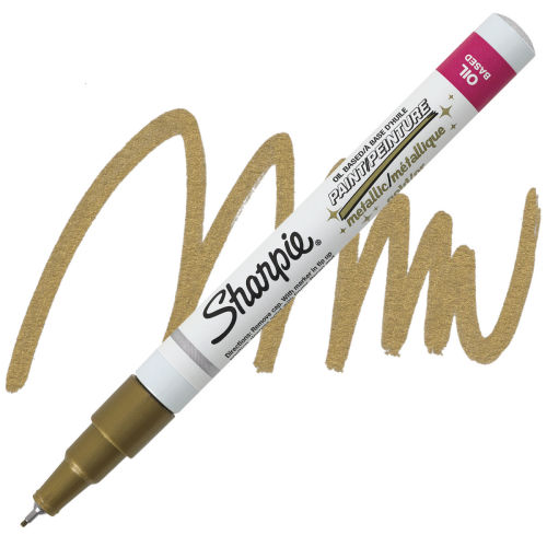 Sharpie Oil-Based Paint Marker, Medium Point, Brown Ink, Pack of 3