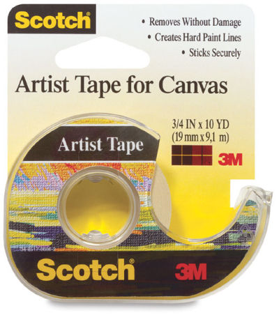Artist Tape for Canvas - Tape roll in package