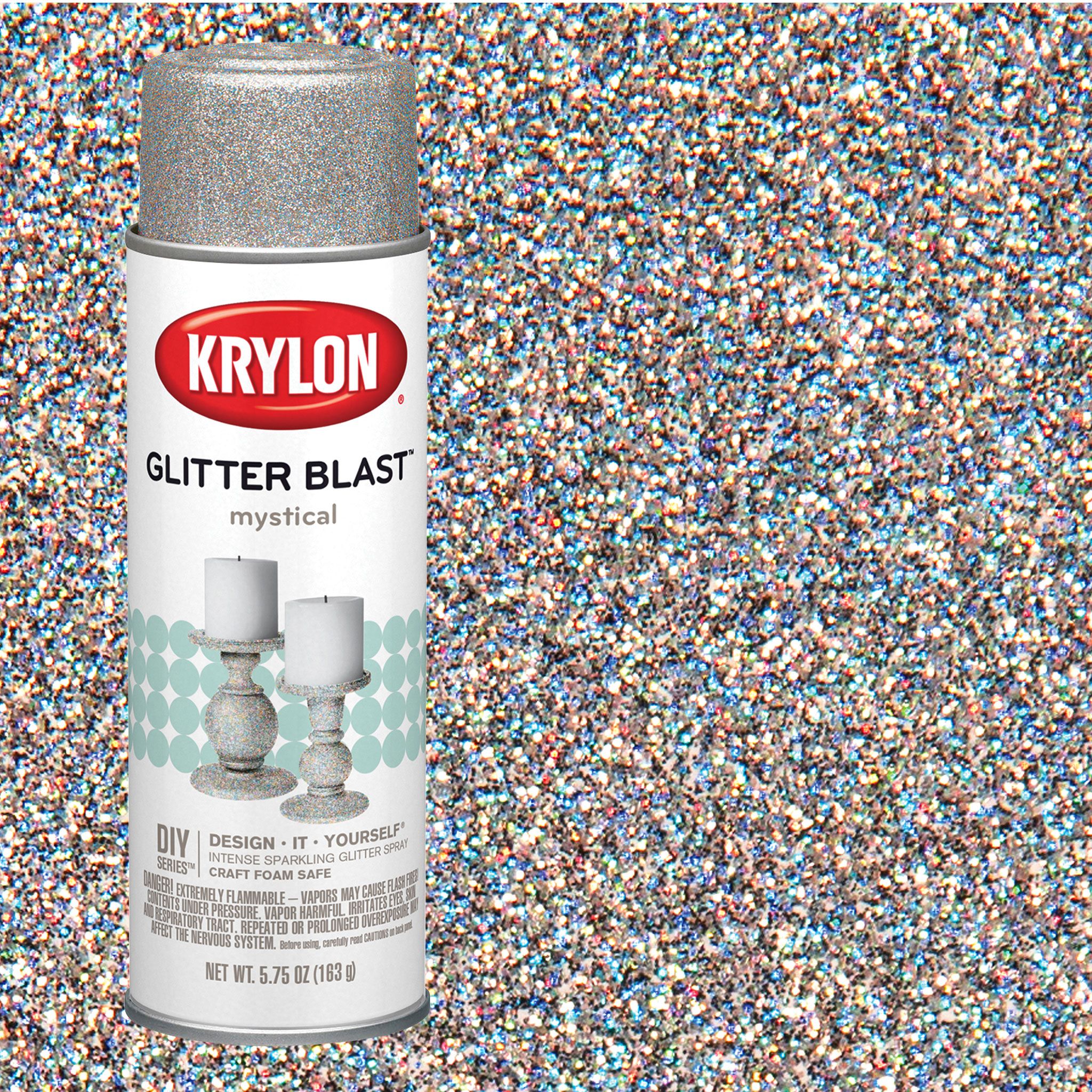 Krylon Glitter Blast Spray Paint - Mystical, 5.75 oz