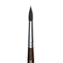 Blick Studio Natural Squirrel Brush - Round, Black Handle, Size 10