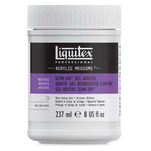 Liquitex Slow-Dri Gel Additive - Front of 8 oz jar shown