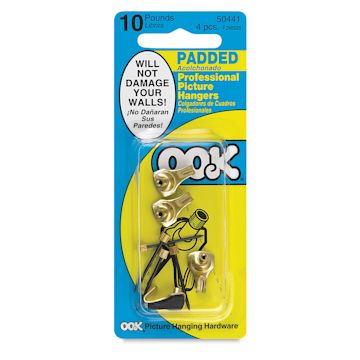 Open in modal - OOK Padded Hanger Pack - 10 lb Capacity, Pkg of 4