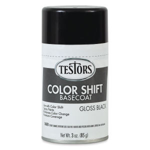Testors Craft Color Shift Spray Paint - Basecoat, Black, 3 oz