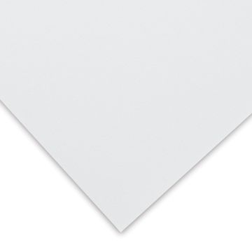 Open in modal - Mohawk Superfine Paper - Corner of Ultra White smooth sheet showing color and texture