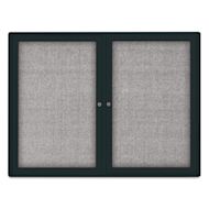 UVP Radius Enclosed Bulletin Tackboard