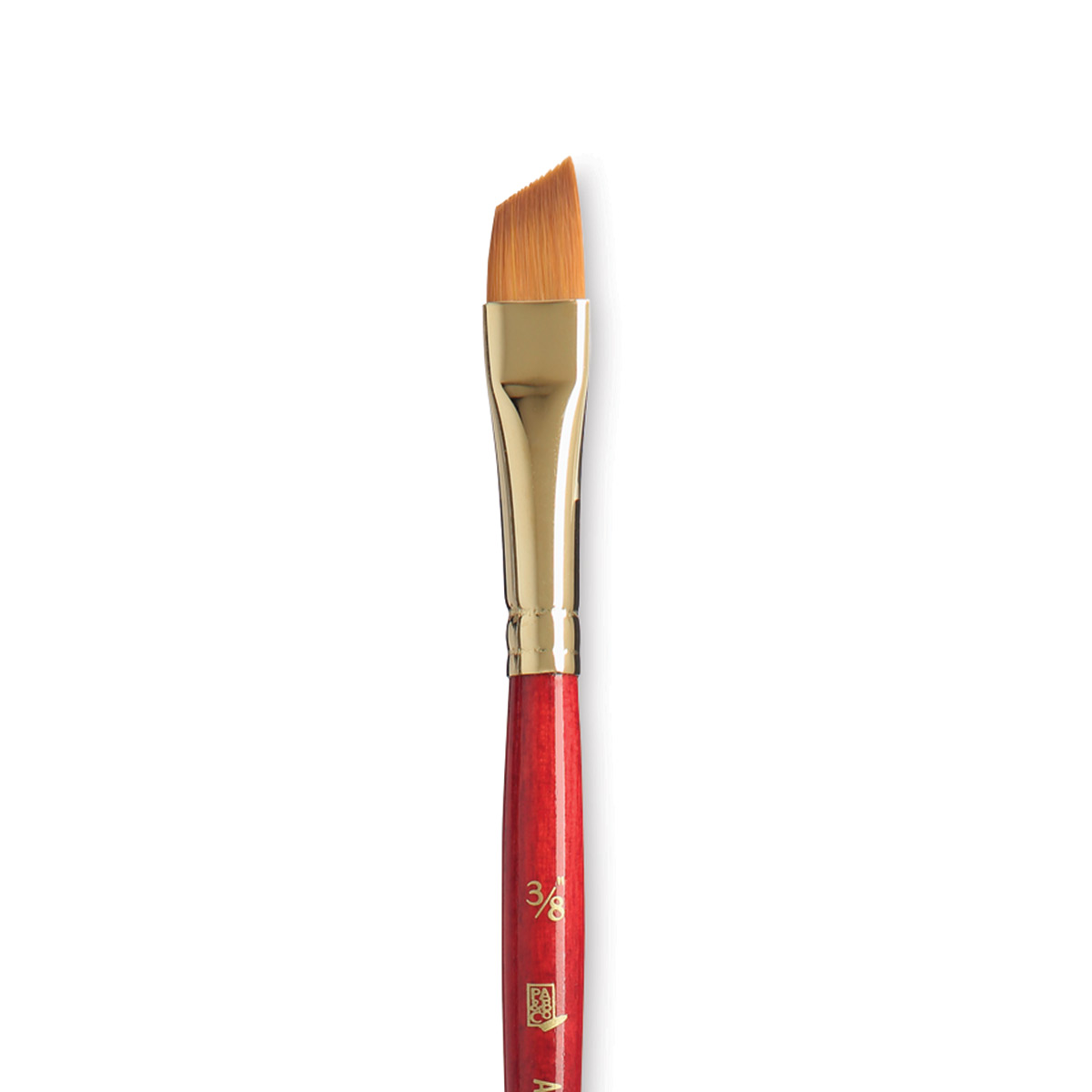 Princeton : Aqua Elite : Synthetic KS : Watercolour Brush : Series 4850 :  Short Handle : Angle Shader : Size 1/2in