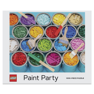 LEGO Paint Party 1,000 Piece Puzzle - Front view of package