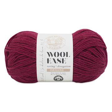 Open in modal - Lion Brand Wool-Ease Roving Origins Yarn - Mulberry, 299 yds