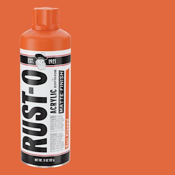 Open in modal - Rust-Oleum Rust-O Artist Acrylic Spray Paint - Sun Kissed, Can and Swatch