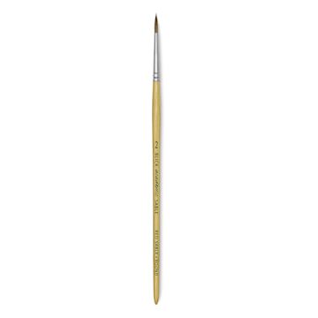Open in modal - Blick Academic Sable Brush - Round, Natural Handle, Size 2