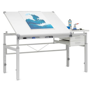 Studio Designs Graphix II Pro Line Table With Drawers (Shown in use, supplies not included)