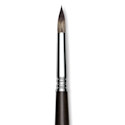 Escoda Vintage Synthetic Brush - Round Pointed, Long  Handle, Size 10