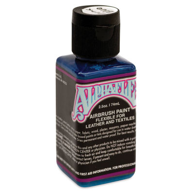Alpha6 AlphaFlex Airbrush Textile and Leather Paint - Dark Blue, 2.5 oz
