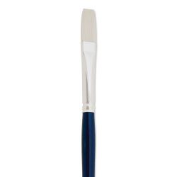 Silver Brush Bristlon Stiff White Synthetic Brush - Flat, Size 6 (close-up)
