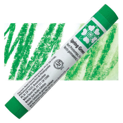 Daniel Smith Watercolor Stick - Spring Green (swatch and stick)