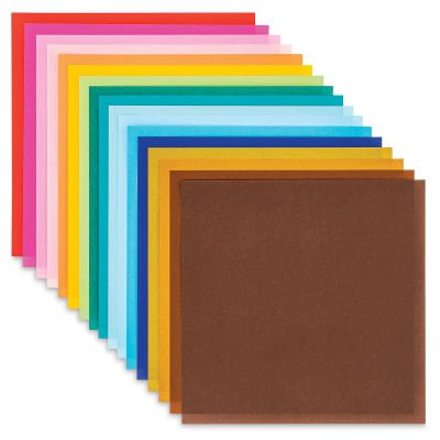 Aitoh Modern Colors Origami Papers - Assorted Colors, 7" x 7" (Assorted sheets)