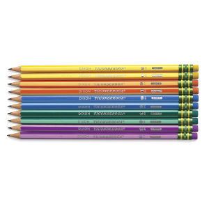 Ticonderoga No. 2 Striped Pencils, Pkg of 10