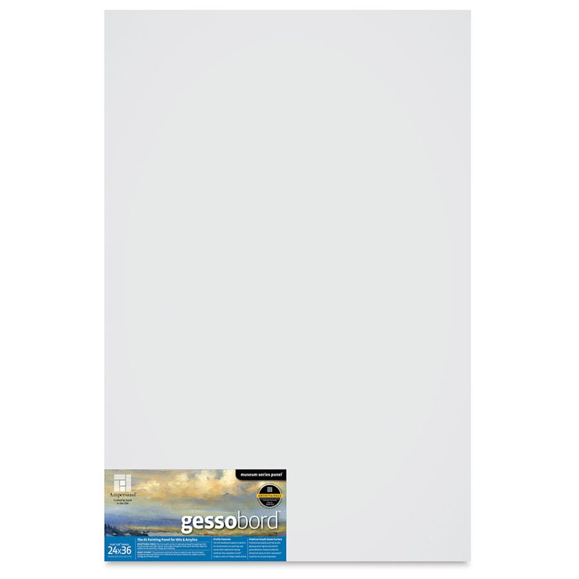 Ampersand Gessobord 24" x 36", 1/8" Flat BLICK Art Materials