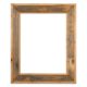 Blick Rustic Barnwood Frame - 14" x 18" x 3/8", back of frame