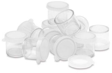 Richeson Clear Plastic Storage Container Multi-Pack - 1/4 oz, Removable ...