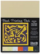 Black Ink Block Printing Packs 