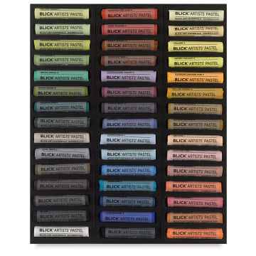 Blick Artists' Soft Pastel Set - Assorted Colors, Set of 45