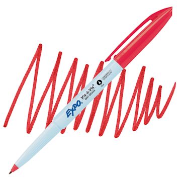 Open in modal - Expo Vis-à-Vis Projection Marker - Red marker and swatch