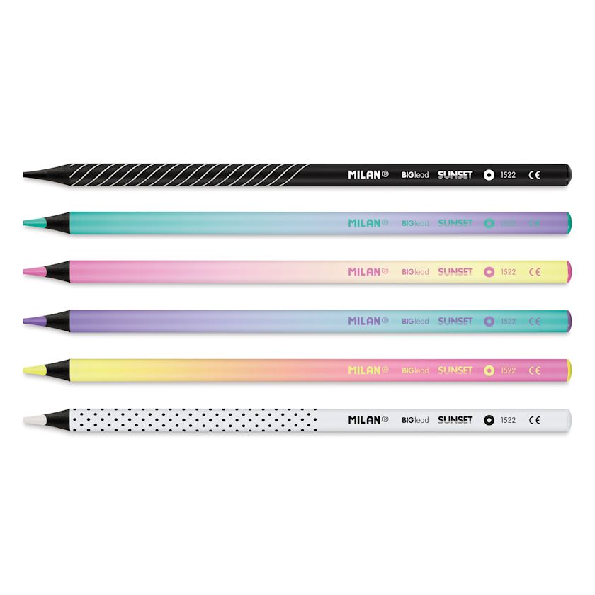 Milan Sunset Series ThickLead Colored Pencils BLICK Art Materials