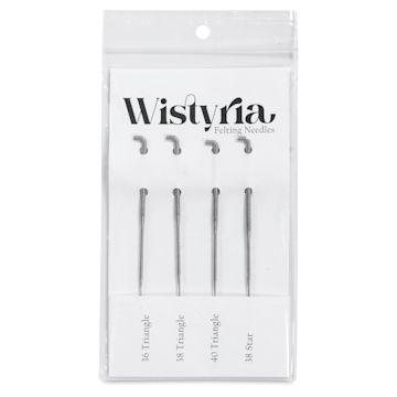 Open in modal - Wistyria Editions Felting Needles - Assorted, 3", Set of 4 - front of packaging