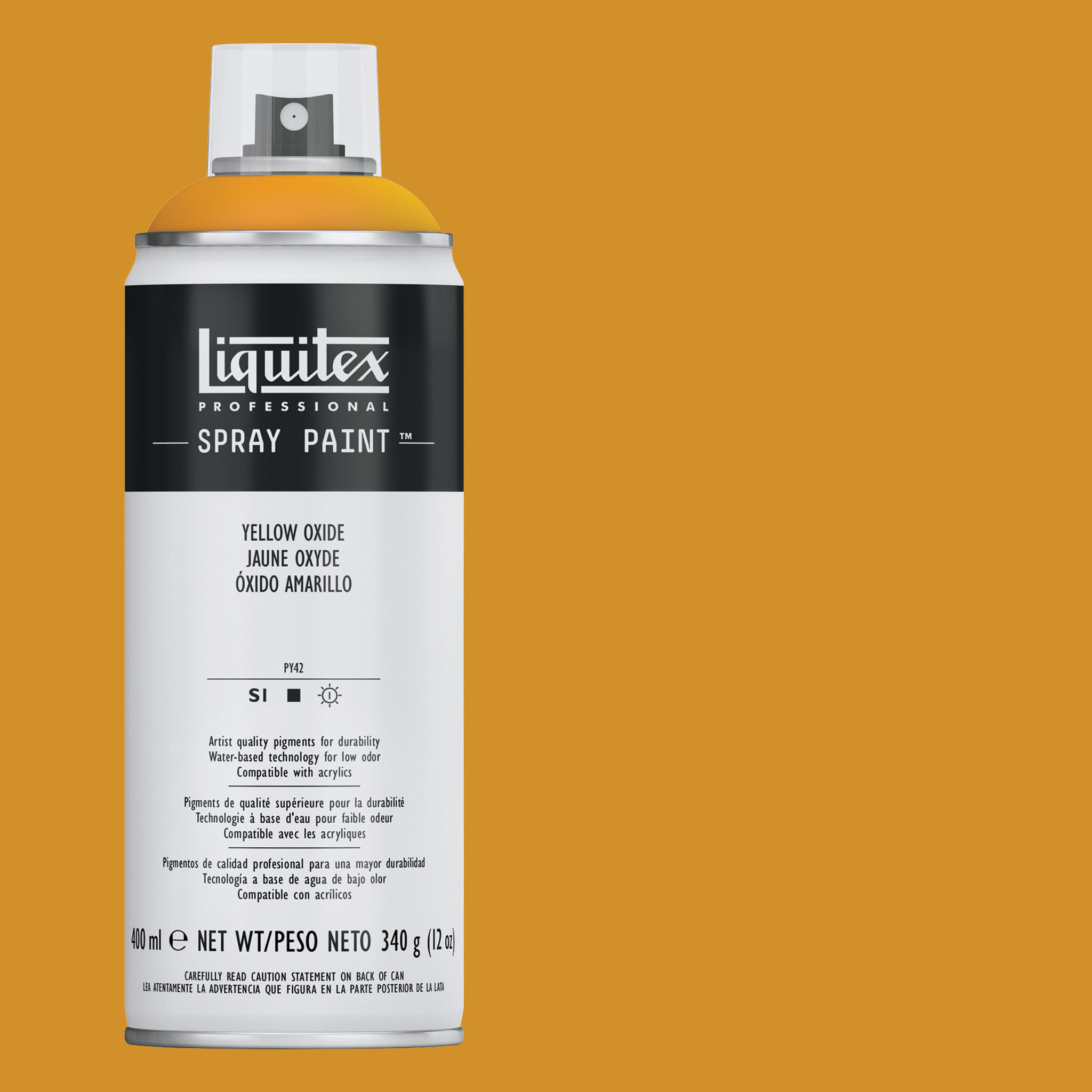 Liquitex Professional Spray Paint 400ml Can - Iridescent Antique Gold