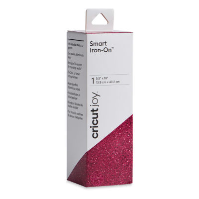 Cricut Joy Smart Iron-On - Glitter Lipstick, 5-1/2" x 19", Roll (In packaging)