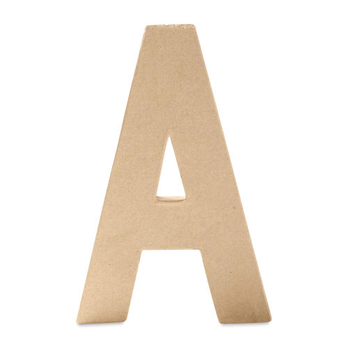 Park Lane Paper Mache Letter - A, Uppercase, 8