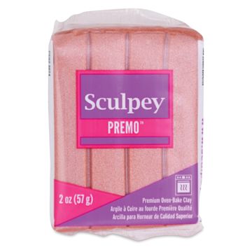 Open in modal - Sculpey Premo - 2 oz, Rose Gold Metallic - front of packaging