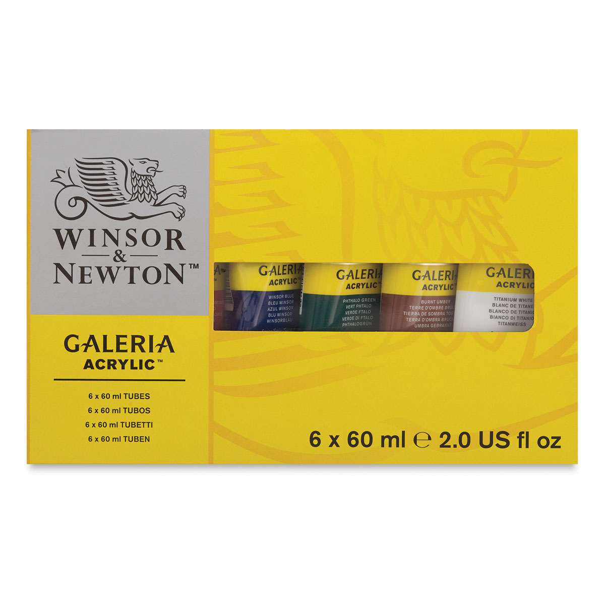 Winsor & Newton Galeria Acrylic Paint Tube, 200ml, Phthalo Green