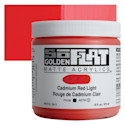 Golden SoFlat Matte Acrylic Paint - Cadmium Red Light, 473 ml, Jar