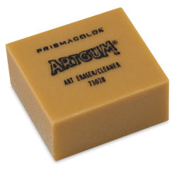 Prismacolor Artgum Erasers - Top view of small square eraser at angle