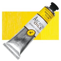 Chroma Archival Oil Color - Transparent Yellow, 40 ml tube