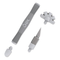 Sizzix Multi-Tool Starter Kit (Handle, Closing Cap, Distressing Blade, Craft Knife Head out of packaging)