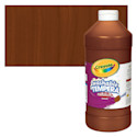 Crayola Artista II Liquid Washable Tempera - Brown, 32 oz bottle