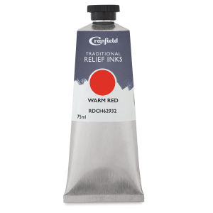 Cranfield Traditional Relief Ink - Warm Red, 75 ml