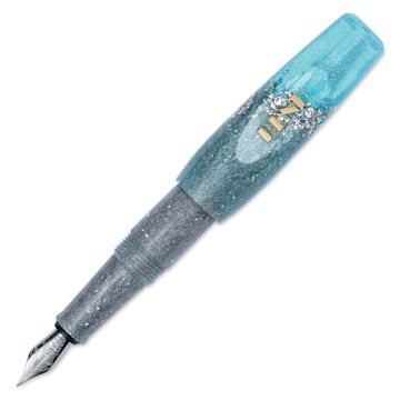 Open in modal - Benu Pixie Fountain Pen - Aqua Glow (image may show a different size nib)