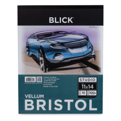Blick Bristol Pad - 11" x 14", Vellum, 15 Sheets